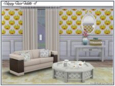 Sims 4 Mod: Happy Face Walls Marcorse (Image #5)