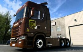 Skin Scania S 2016 UPS [1.44] for Euro Truck Simulator 2