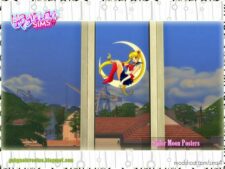 Sims 4 Object Mod: Sailor Moon Posters ~ SET (Image #3)