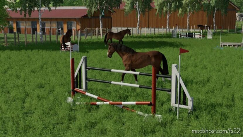 Obstacles Horse Sport (Prefab) for Farming Simulator 22
