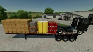 FS22 Mod: Flatbed Trailer IBM JMT19 V1.1 (Image #4)