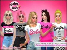 I’m a Barbie Girl ♥ T-Shirts & Sweaters for The Sims 4