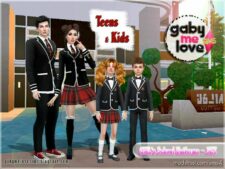 GML’s School Uniforms ~ SET for The Sims 4