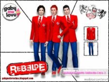 Sims 4 Clothes Mod: REBELDE School Uniforms Part. 1 (Image #3)