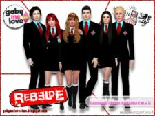 REBELDE School Uniforms Part. 2 for The Sims 4