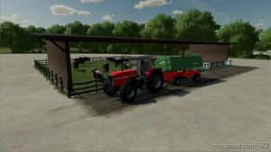 Simple COW Barn for Farming Simulator 22