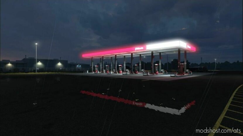 Real Companies, GAS Stations & Billboards V3.01.24 for American Truck Simulator