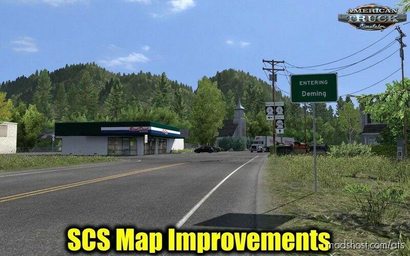 SCS Map Imrovements V1.1.260 [1.44] for American Truck Simulator