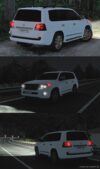 ETS2 Toyota Car Mod: Land Cruiser 200 2012 V1.1 1.44 (Image #2)