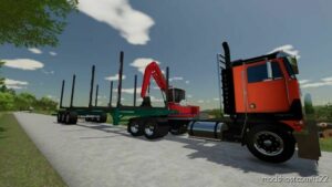 Short Long LOG Trailer for Farming Simulator 22