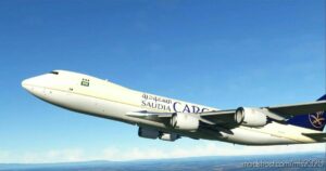 Boeing 747-8F Saudia Cargo 4K [NO Mirroring] for Microsoft Flight Simulator 2020