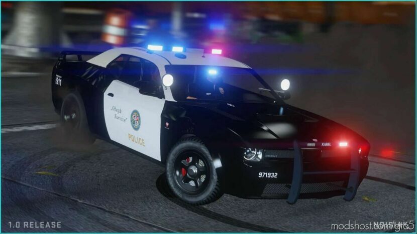 Police Gauntlet Hellfire [Add-On / Fivem | Unmarked | Extras | Tuning | Call Sign System] for Grand Theft Auto V