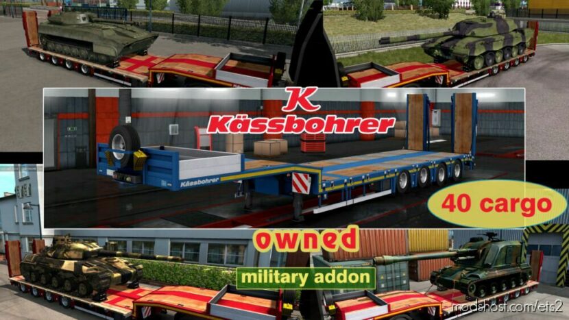 Military Addon For Ownable Trailer Kassbohrer LB4E V1.1.9 for Euro Truck Simulator 2