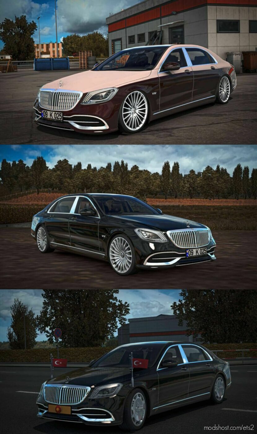 Mercedes Maybach S650 [1.44] for Euro Truck Simulator 2