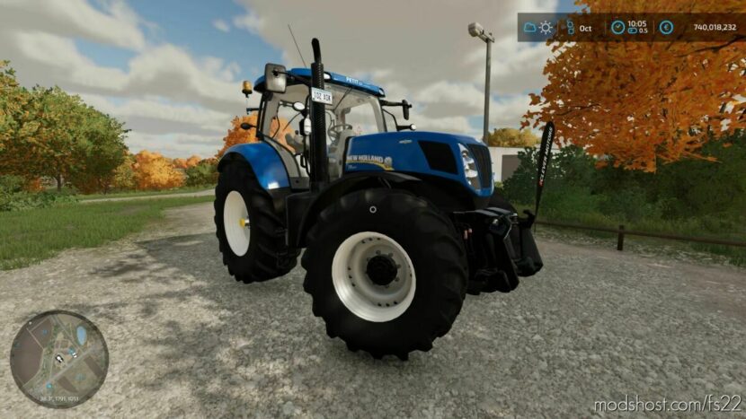 NEW Holland T7 AC (Simple IC) V1.0.0.1 for Farming Simulator 22