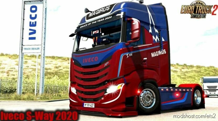 Iveco S-Way 2020 + Interior V5.1 [1.44] for Euro Truck Simulator 2