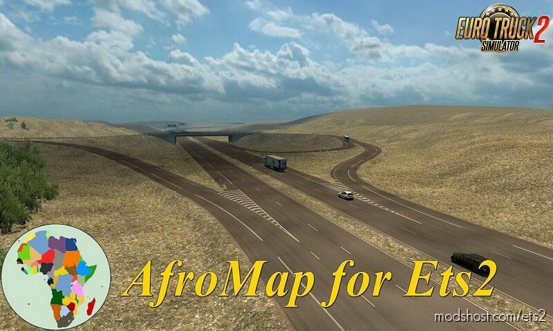 Afro Map 2.3 ETS2 [1.44] for Euro Truck Simulator 2