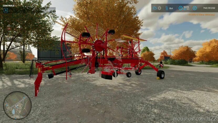 Pöttinger Schwader for Farming Simulator 22