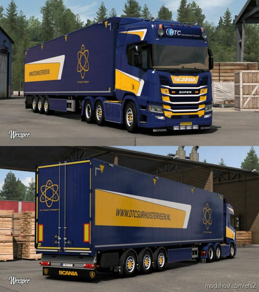 Scania R & S HTC Transport Skin Pack By Wexsper (Update) for Euro Truck Simulator 2