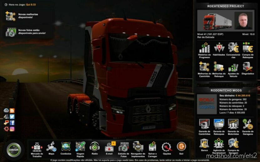 Profile Roextended Project By Arayas 3.0 [1.44] for Euro Truck Simulator 2