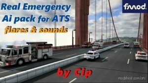 Real Emergency AI Pack [1.44] V1.1 By CIP for American Truck Simulator