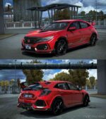 ETS2 Honda Car Mod: Civictype R FK8 (Image #2)