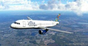 MSFS 2020 A320 Livery Mod: Jetblue “Vacations” 8K – Fenix A320 (Image #2)