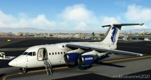 MSFS 2020 Fictional Livery Mod: Justflight BAE 146-100 Aviacsa Xa-Iui (Image #2)