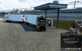 Free Fuel In The Garage [1.44] for Euro Truck Simulator 2