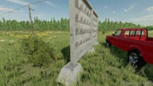 Concrete Fence [Prefab] for Farming Simulator 22