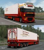 DAF XF 105 JAN C. Swijnenburg Skin Pack By Wexsper (Update) for Euro Truck Simulator 2