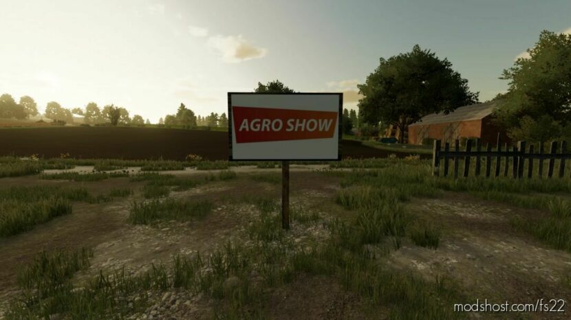 Agroshow Sign for Farming Simulator 22