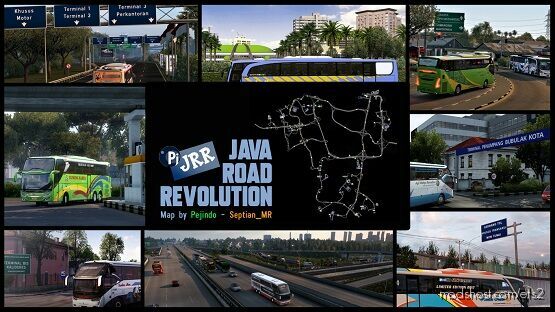 JRR V0.4 – Indonesia Addon Map for Euro Truck Simulator 2