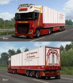 DAF XF Euro 6 JAN C. Swijnenburg Skin Pack By Wexsper (Update) for Euro Truck Simulator 2