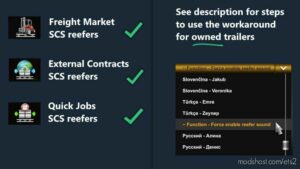 ETS2 Mod: Reefer Trailer Sound Addon V1.0.5 (Image #2)
