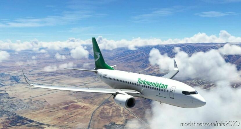 Pmdg 737-700 – Turkmenistan Airlines (EZ-A007) for Microsoft Flight Simulator 2020