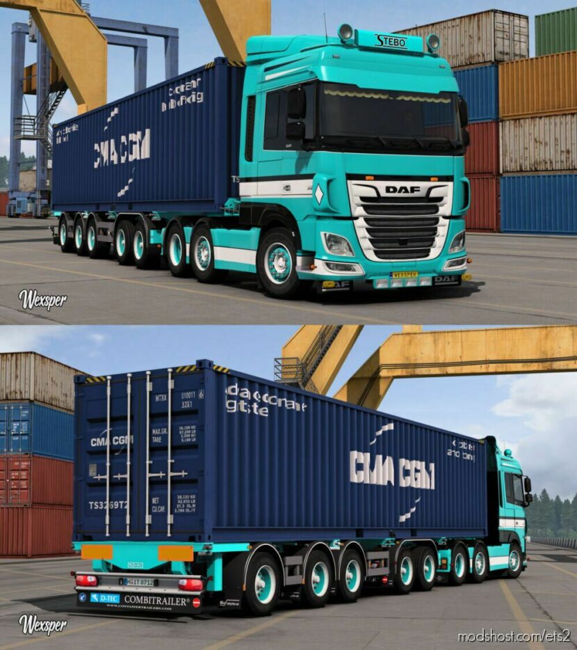 DAF XF Euro 6 Stebo Transport Skin Pack By Wexsper (Update) for Euro Truck Simulator 2