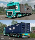 ETS2 DAF Mod: XF Euro 6 Stebo Transport Skin Pack By Wexsper (Update) (Image #2)