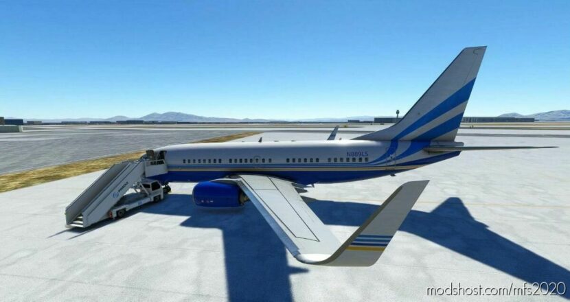 Pmdg 737-700 BBJ LAS Vegas Sands Corporation for Microsoft Flight Simulator 2020