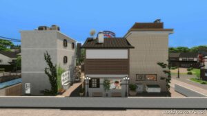 Sims 4 House Mod: Tokyo BAR And Karaoke – NO CC (Image #3)