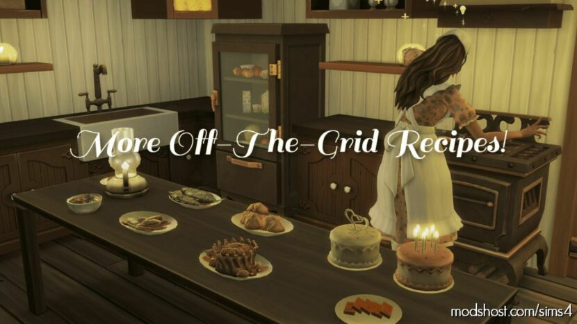More Off-The-Grid Recipe Options for The Sims 4