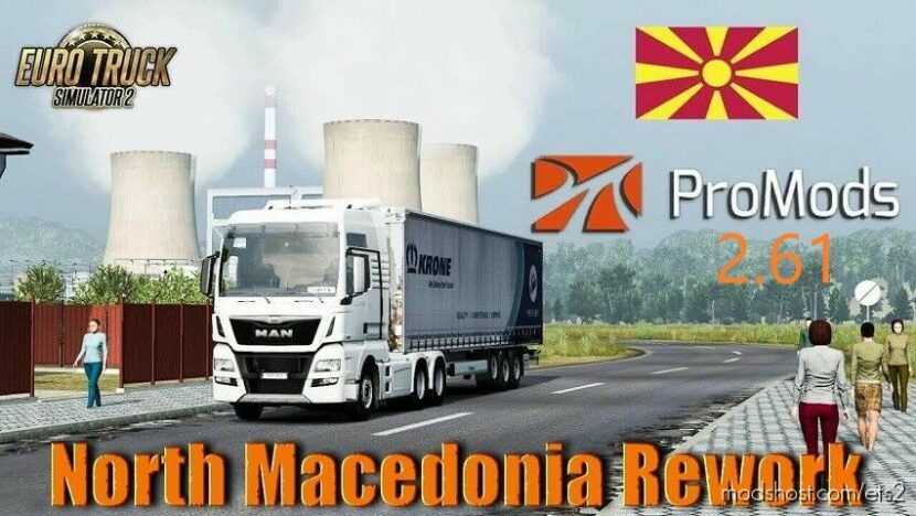 NORTH MACEDONIA REWORK FIX V1.4.5 PM 2.61 for Euro Truck Simulator 2