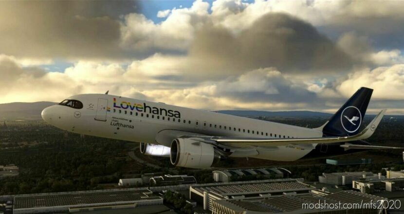 [A32NX] Lufthansa “Lovehansa” D-Ainy | 4K for Microsoft Flight Simulator 2020