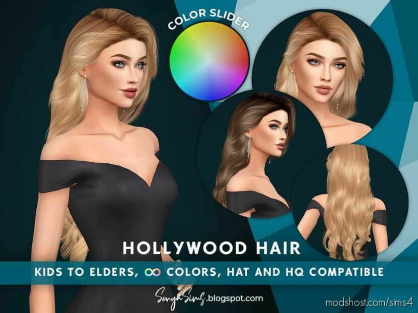 Hollywood Retexture Color Slider for The Sims 4