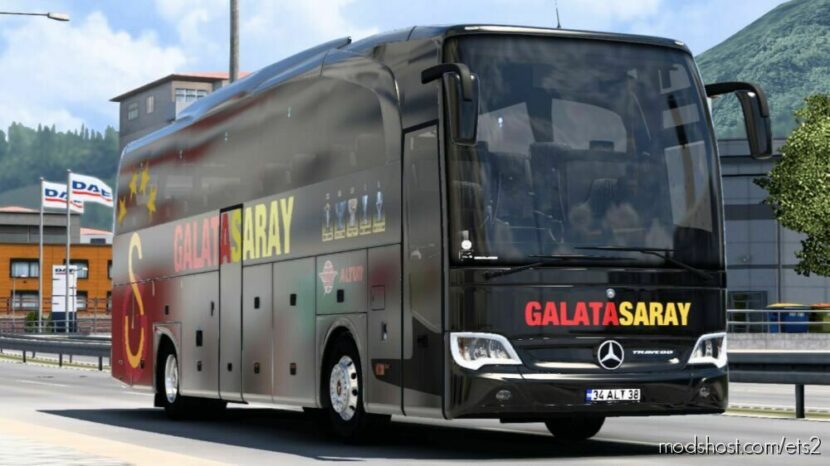 MB Travego SE 15 SHD Galatasaray Ski̇n for Euro Truck Simulator 2