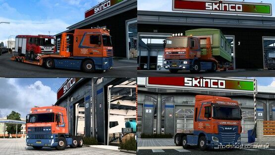 Verweij´s Trucking Skin pack DAF for Euro Truck Simulator 2
