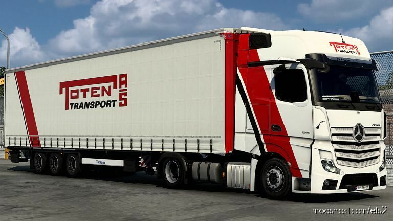 Mercedes Actros MP5 Toten Transport Skin for Euro Truck Simulator 2