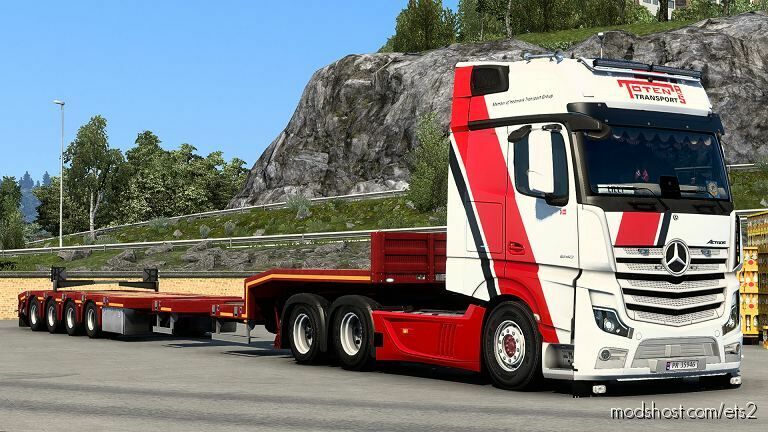 Mercedes Actros MP5 Toten Transport Skin (Exclusive) for Euro Truck Simulator 2