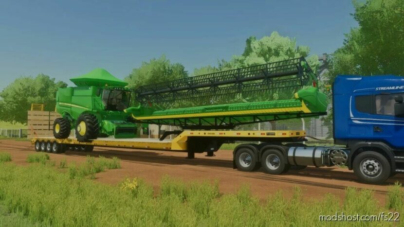 Transport Trailer 19M And 25M for Farming Simulator 22