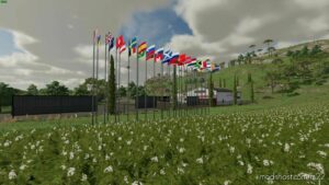 FS22 Flag Placeable Mod: International Flag Pack (Featured)